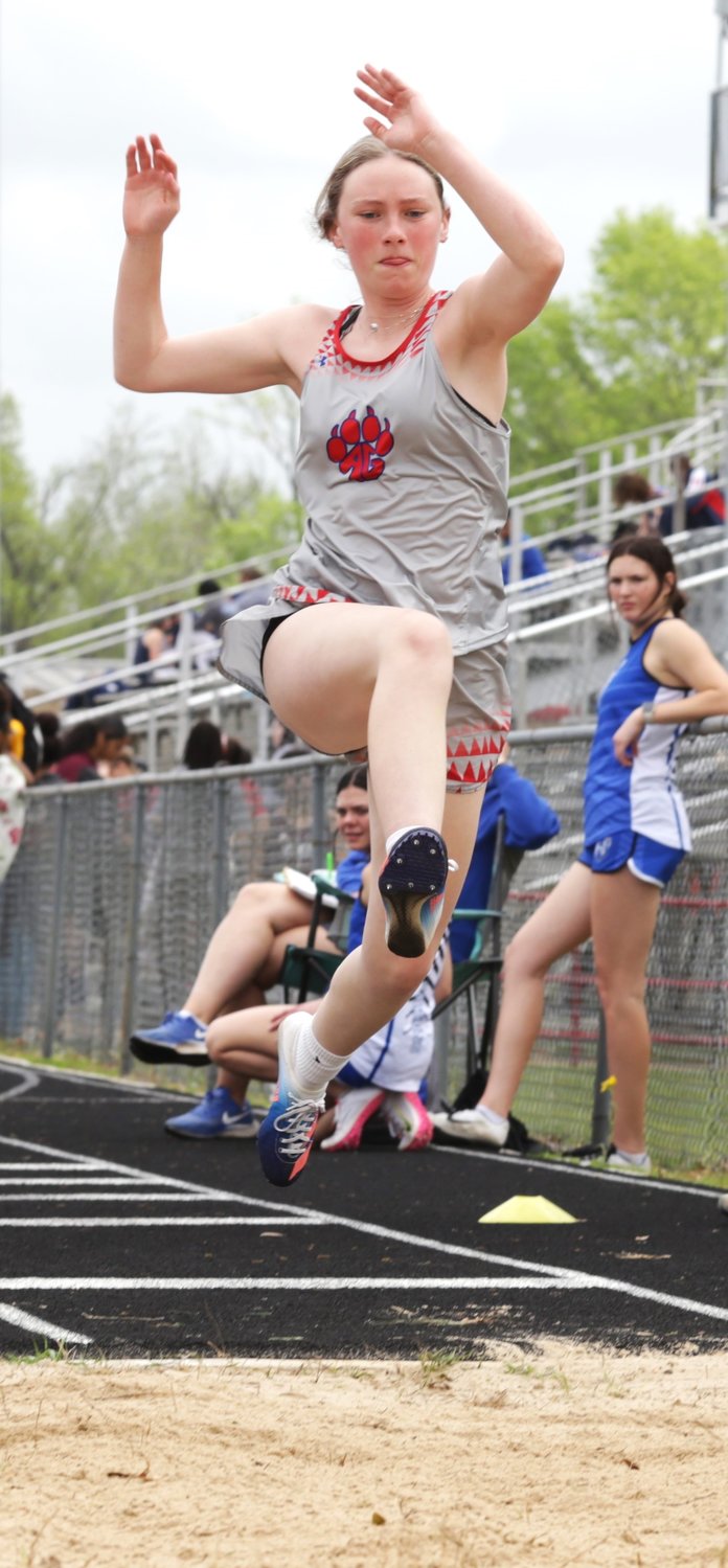 Among those student-athletes representing Alba-Golden were Alyssa Murdock in the triple jump.